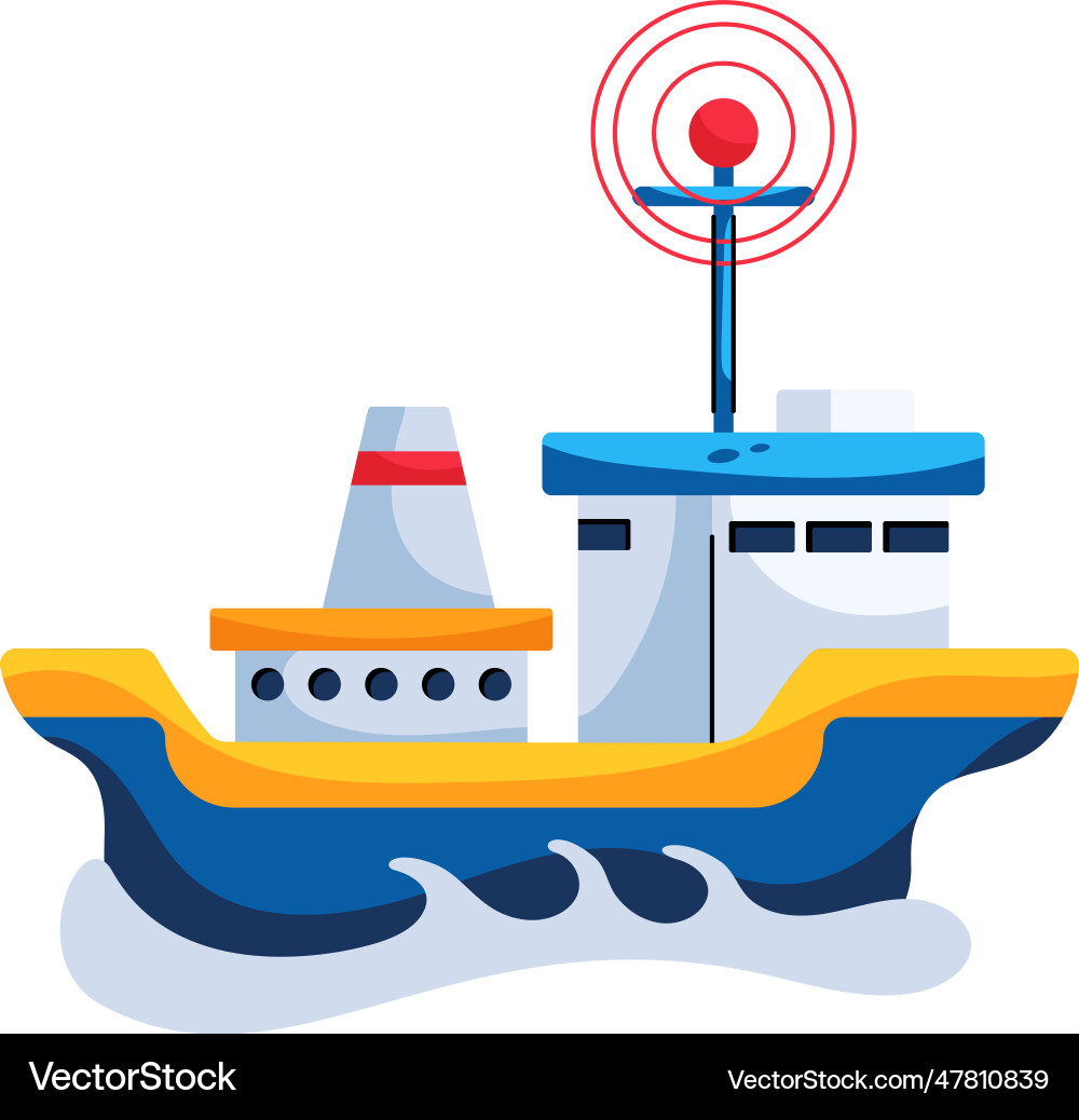 Cargo ship Royalty Free Vector Image - VectorStock