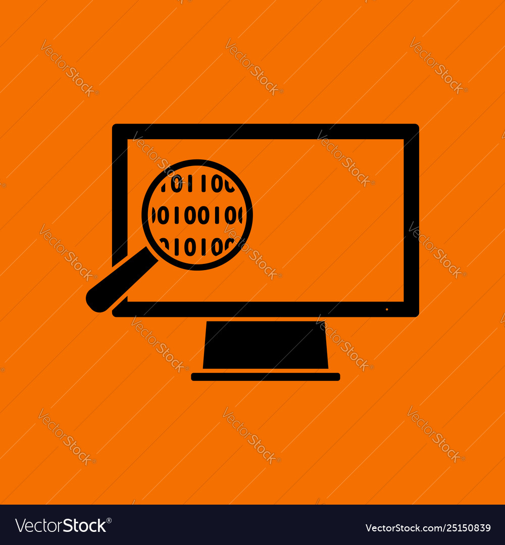 Data analysing icon Royalty Free Vector Image - VectorStock