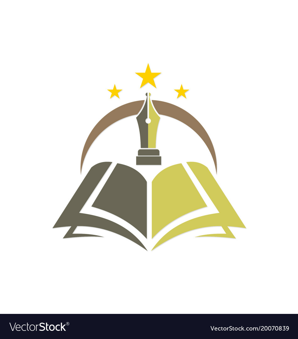 https://cdn5.vectorstock.com/i/1000x1000/08/39/knowledge-book-pen-education-logo-vector-20070839.jpg