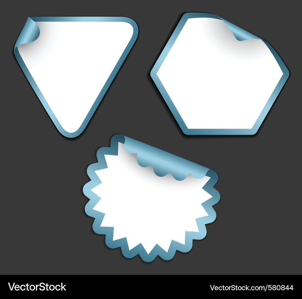 Labels and stickers Royalty Free Vector Image - VectorStock
