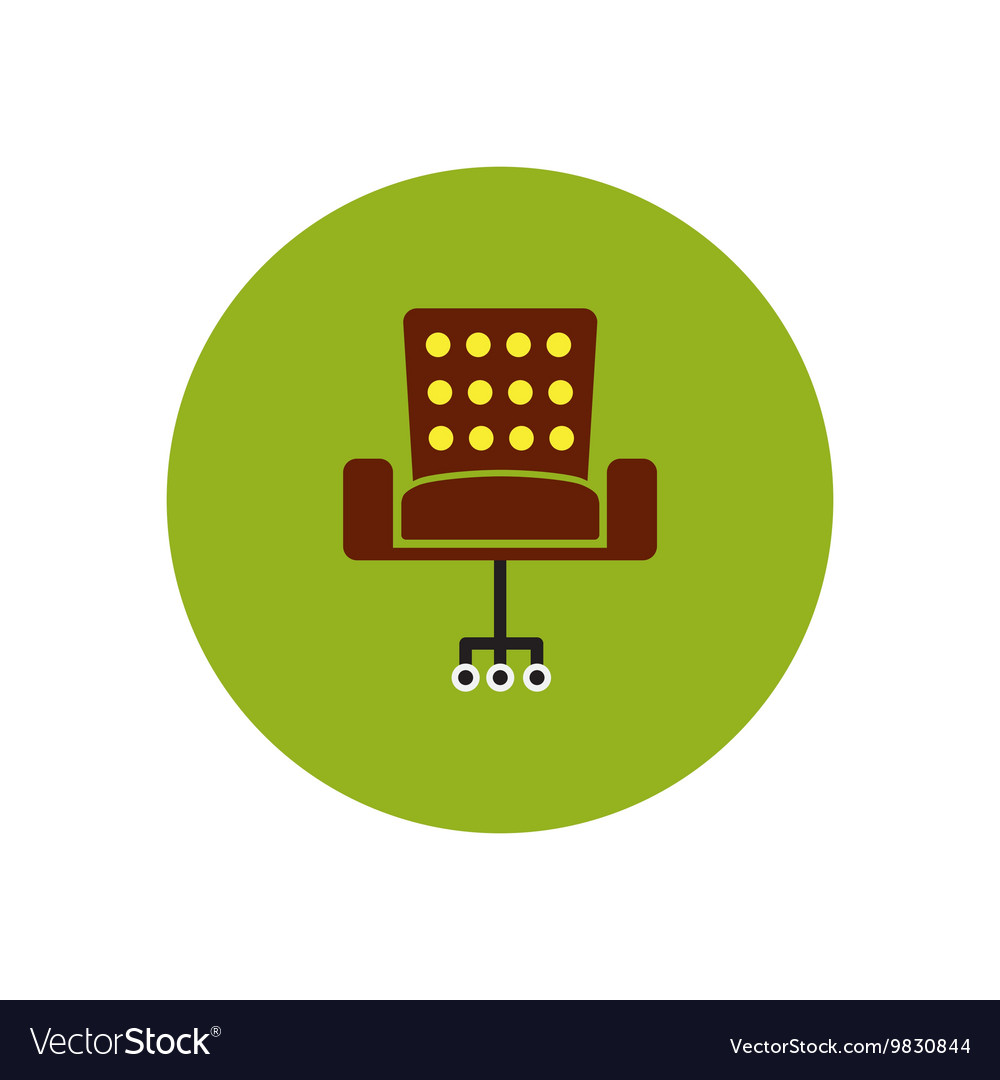 Stylish Icon In Circle Fashion Office Chair