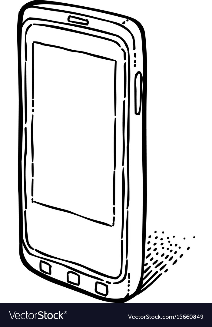 How To Draw A Cartoon Smartphone 