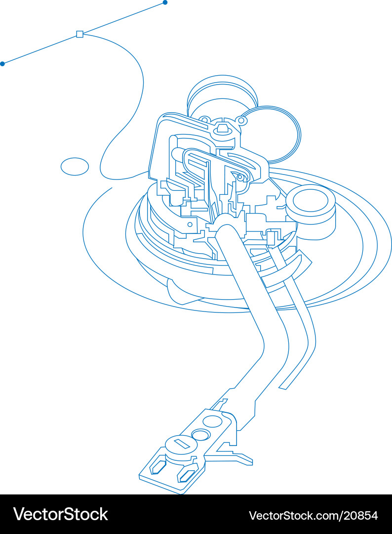 Turntable Royalty Free Vector Image - VectorStock