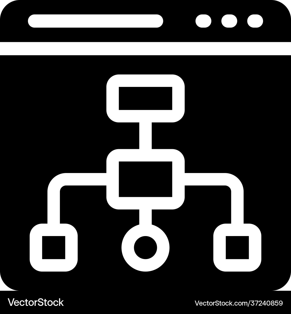 Web Flow Vector Web workflow Royalty Free Vector Image - VectorStock