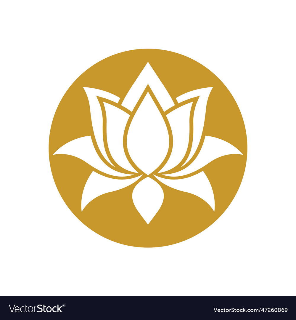 Beauty lotus logo images Royalty Free Vector Image