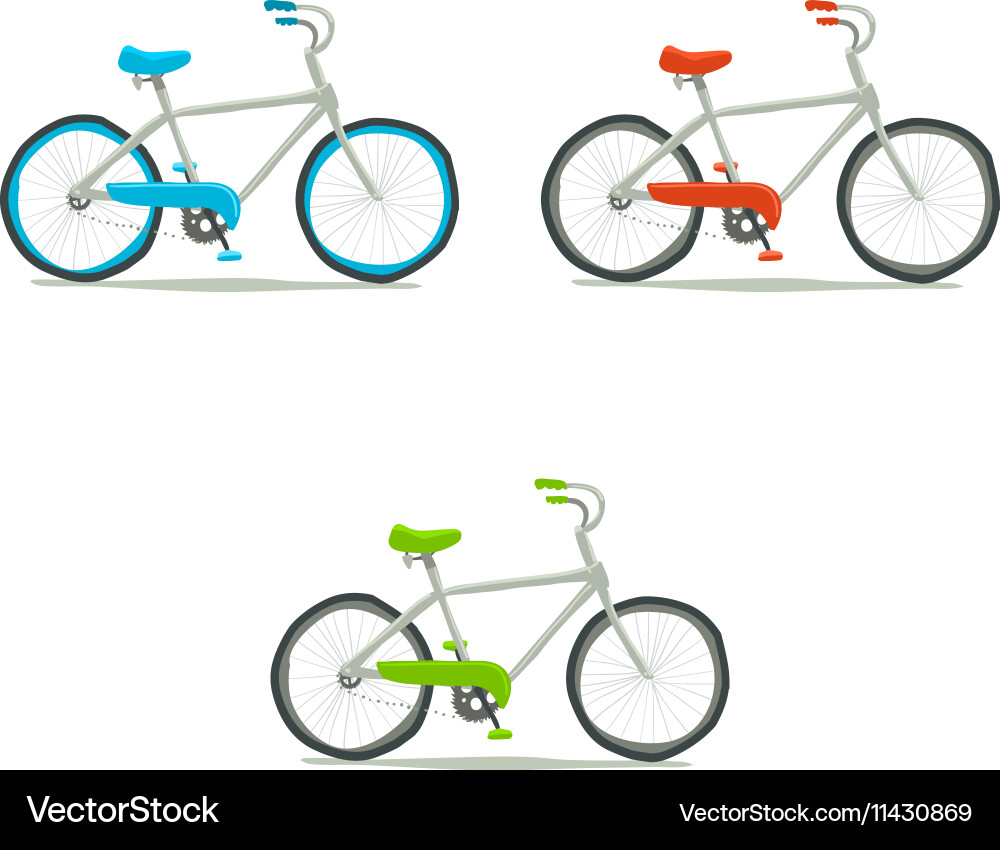 Bicycle icon set Royalty Free Vector Image - VectorStock