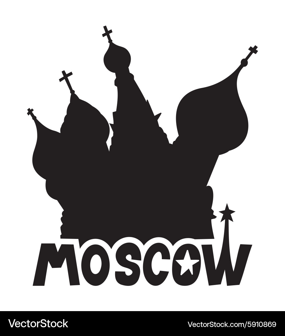 Moscow resize Royalty Free Vector Image - VectorStock