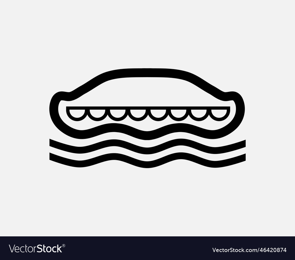 Lifeboat icon Royalty Free Vector Image - VectorStock