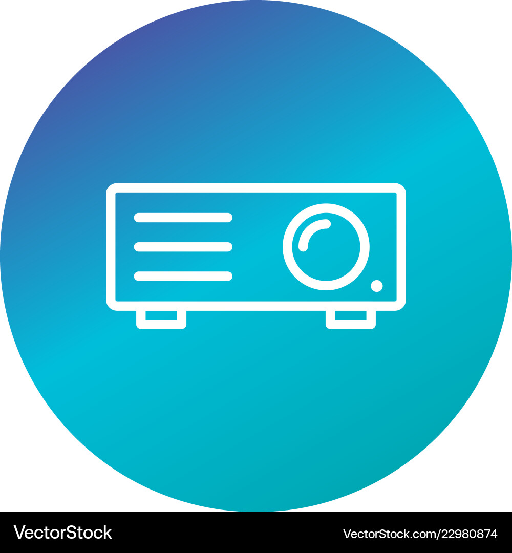 Projector icon Royalty Free Vector Image - VectorStock