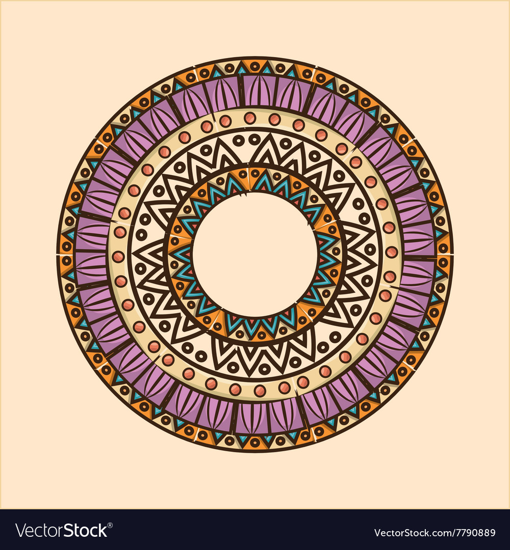 Bohemian Bacground Design Royalty Free Vector Image