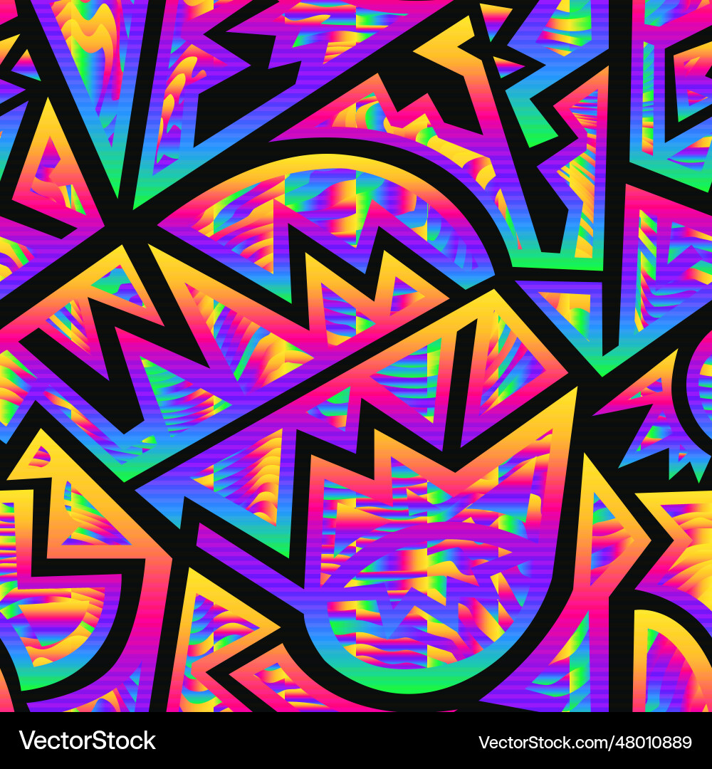 Wavy lines seamless pattern Royalty Free Vector Image