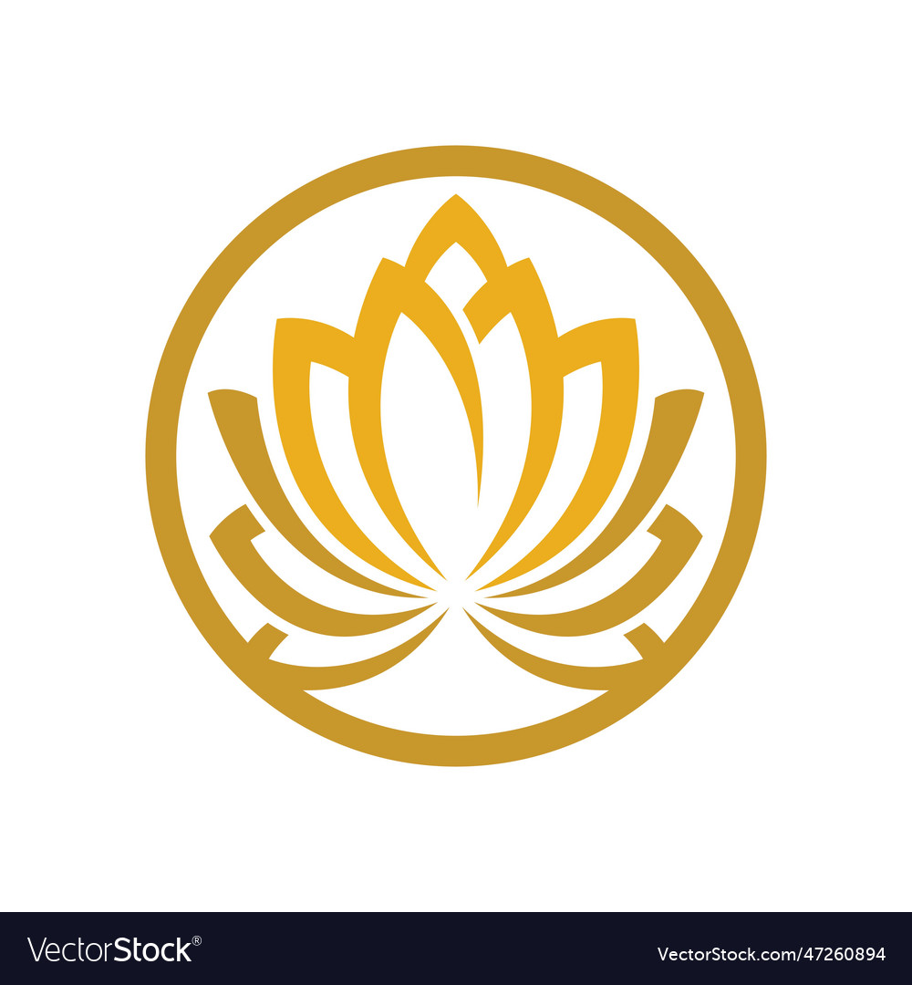 Beauty lotus logo images Royalty Free Vector Image