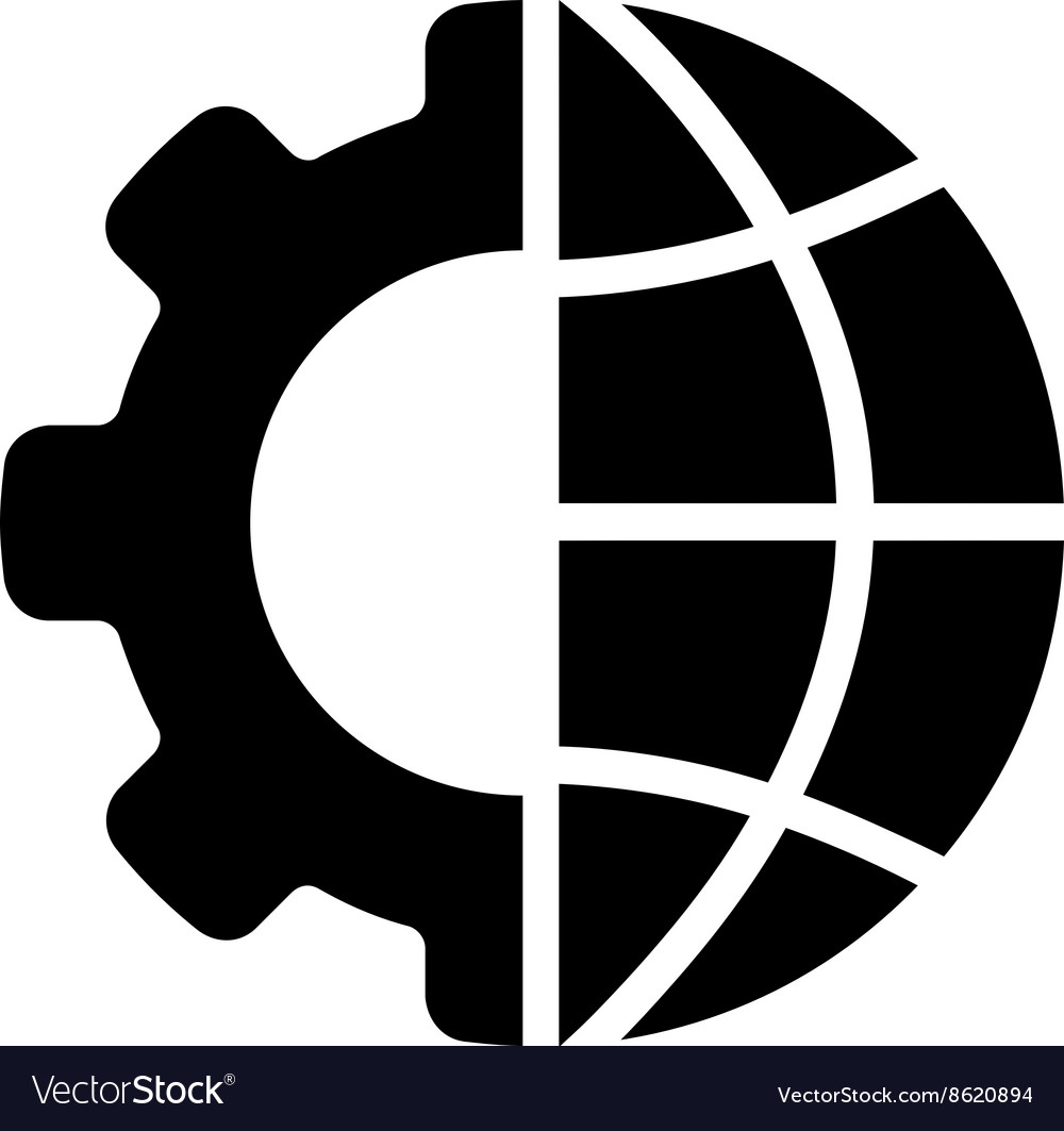 International Manufacture Flat Icon Royalty Free Vector