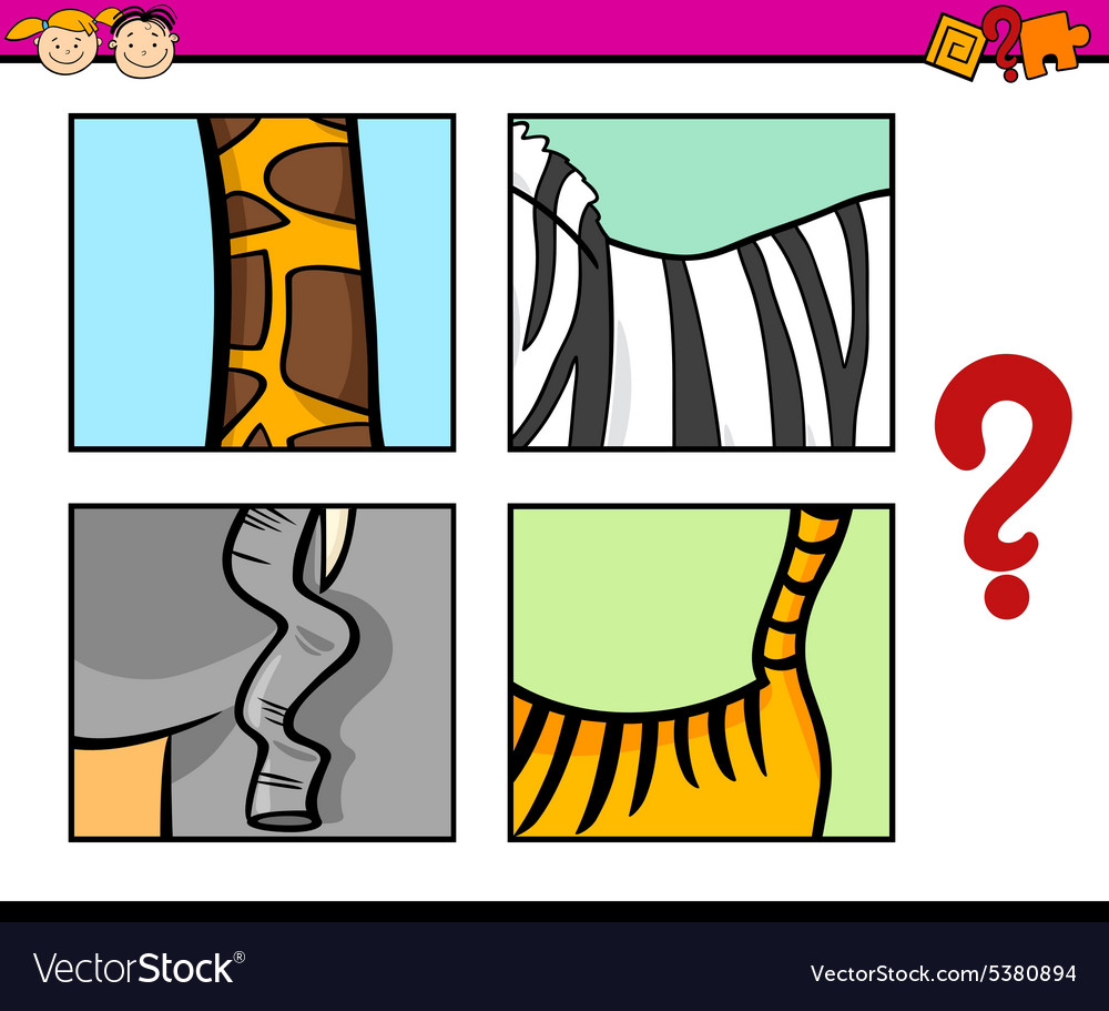 Preschool educational task Royalty Free Vector Image