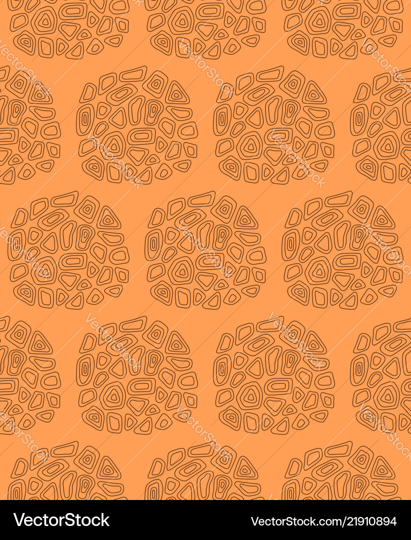 Seamless pattern with abstract circles Royalty Free Vector