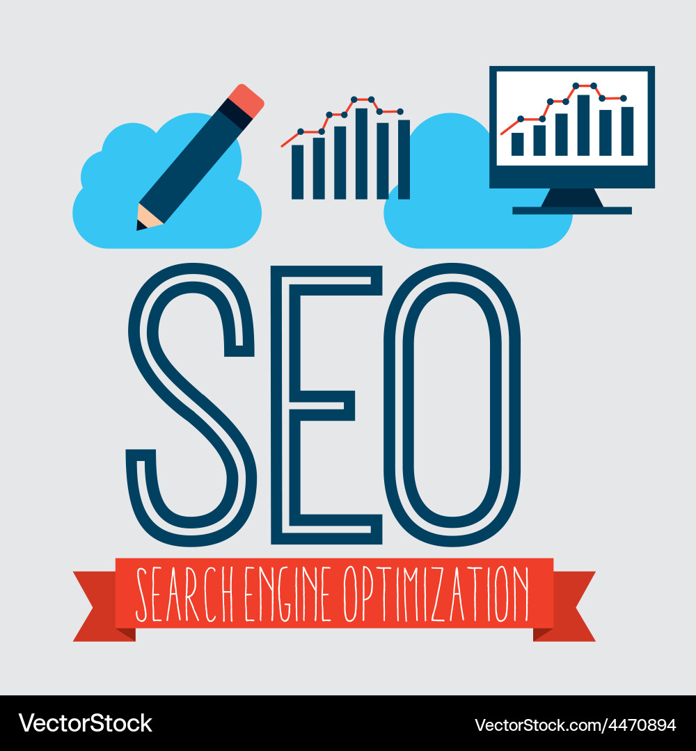 Seo concept Royalty Free Vector Image - VectorStock