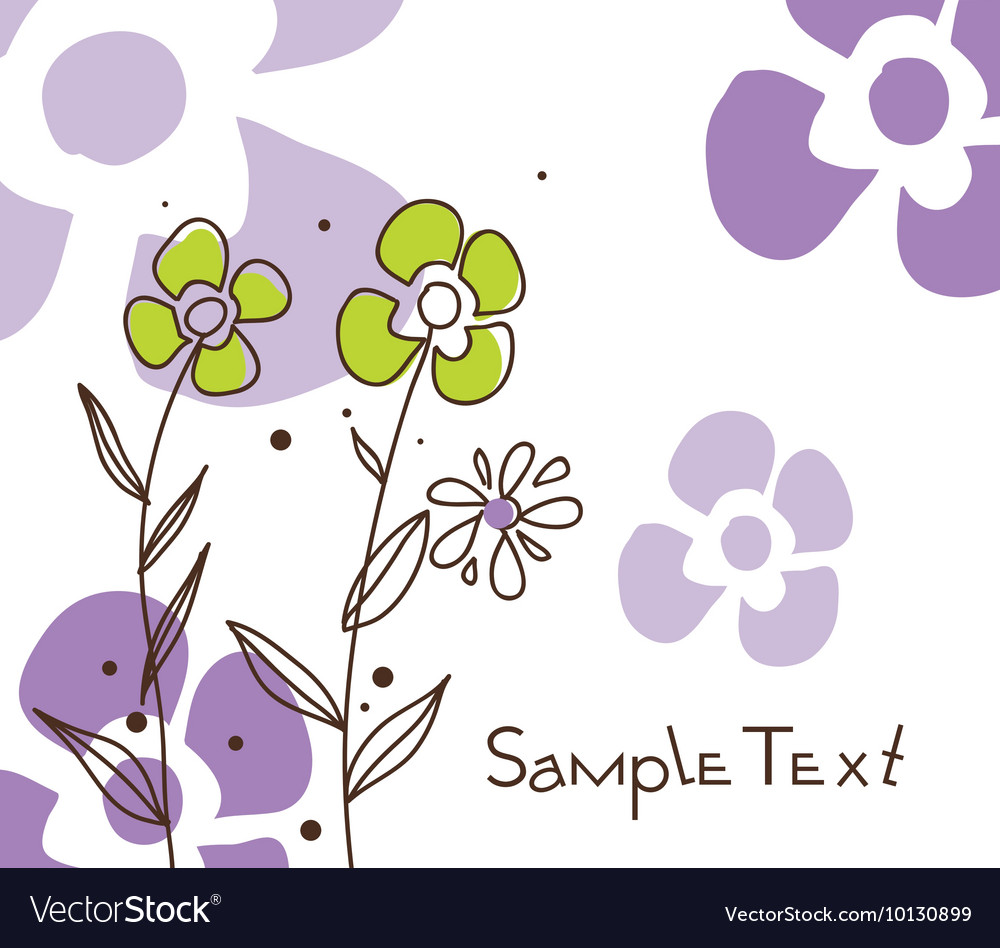 Abstract greeting card Royalty Free Vector Image