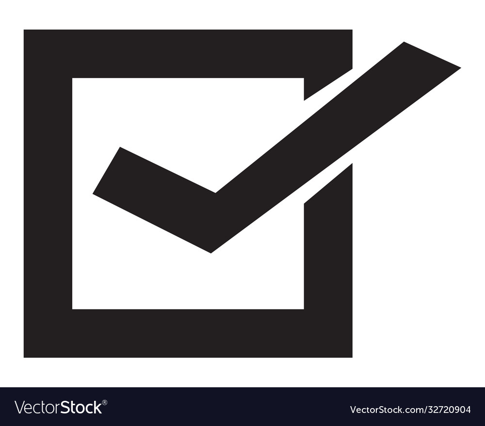 Check icon Royalty Free Vector Image - VectorStock