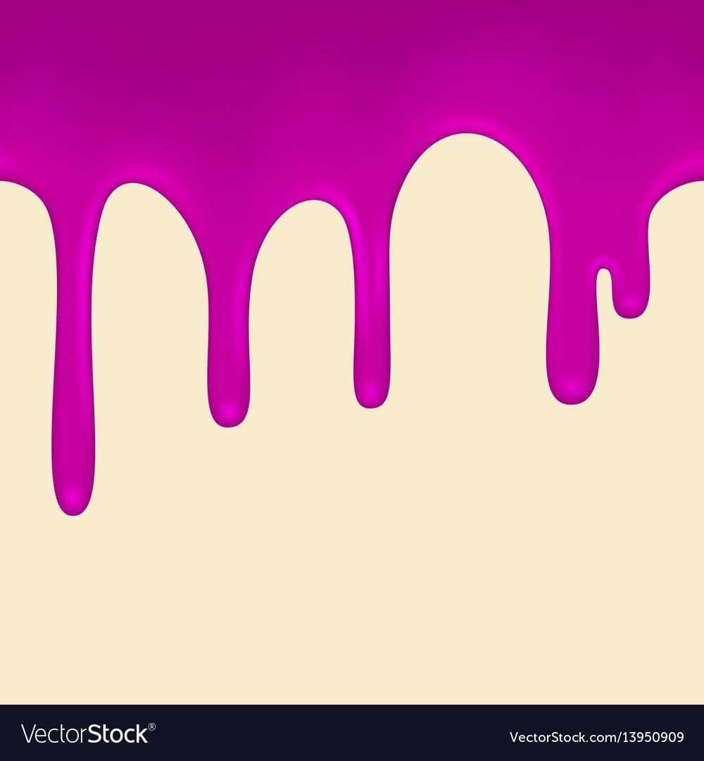 Seamless purple paint colorful dripping Royalty Free Vector