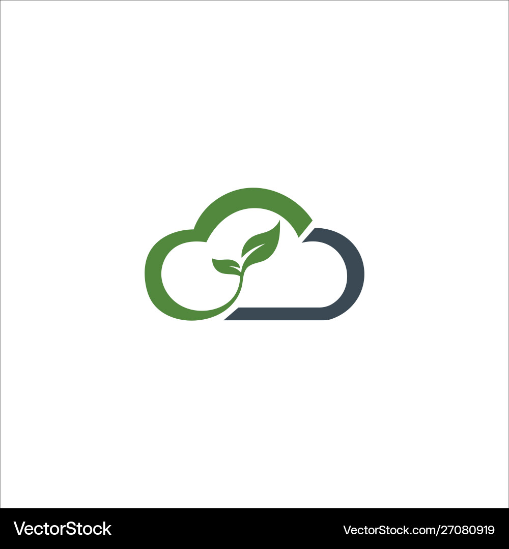 Cloud logo template Royalty Free Vector Image - VectorStock