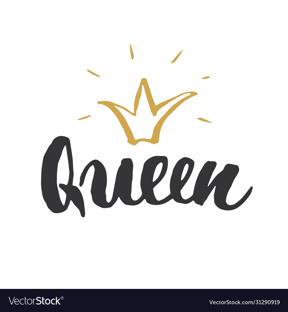 Premium Vector  Dancing queen quote lettering