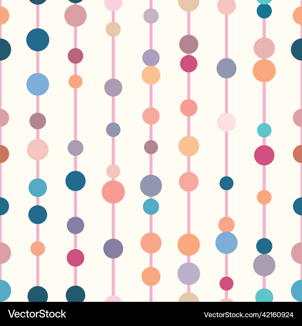 Colorful geometric pattern seamless repeat Vector Image