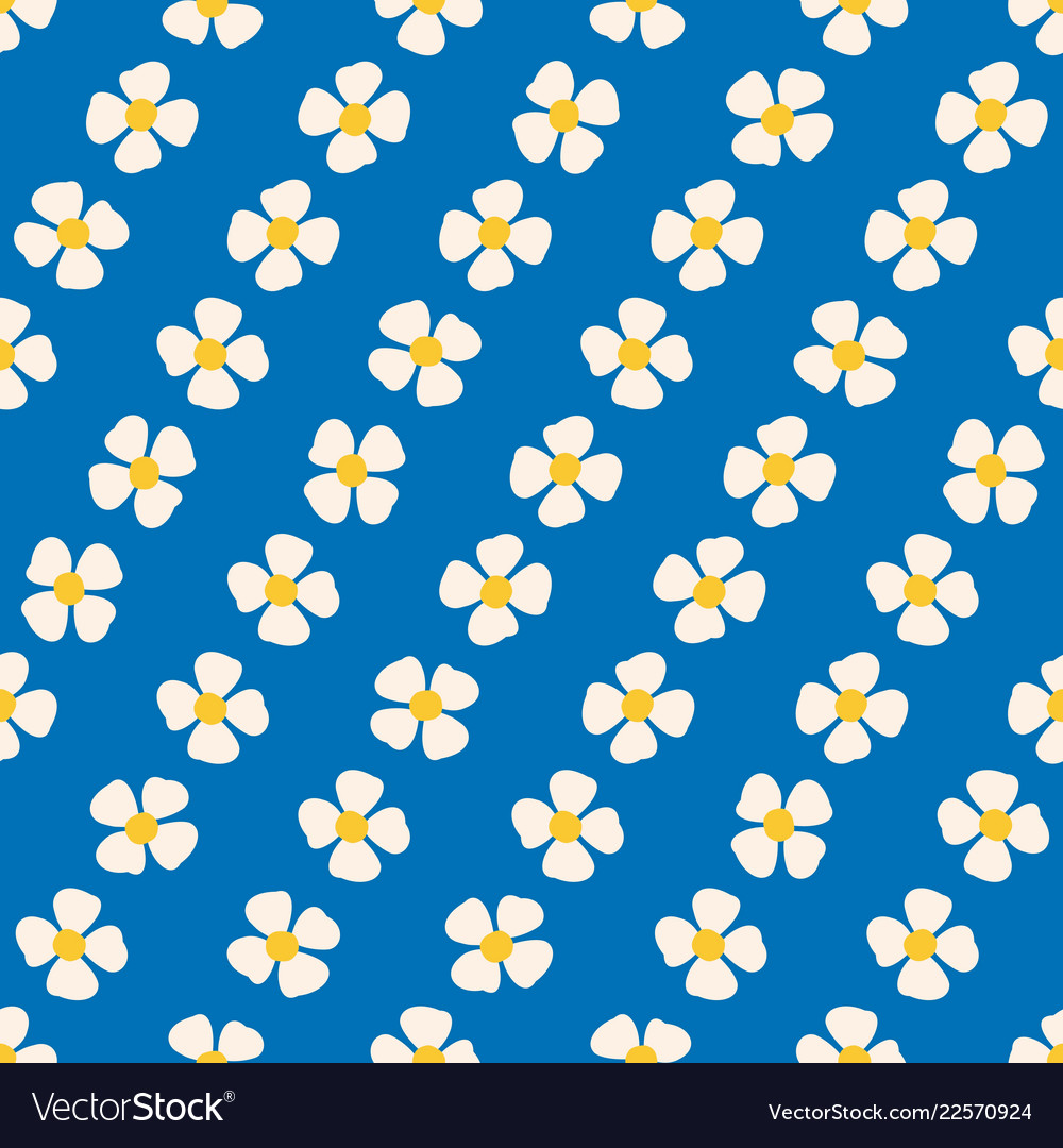 Floral seamless pattern flat design for use Vector Image