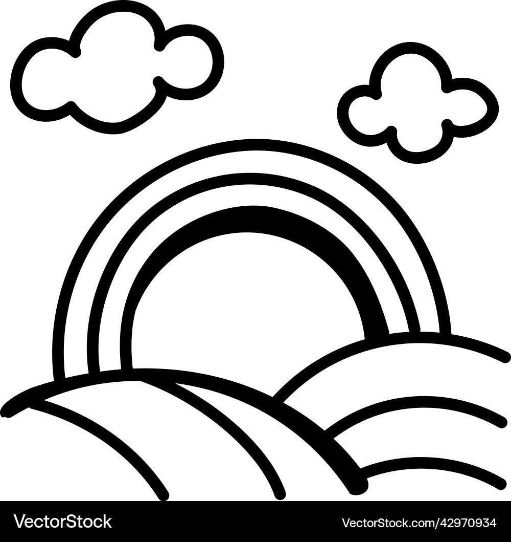 Rainbow Royalty Free Vector Image - VectorStock