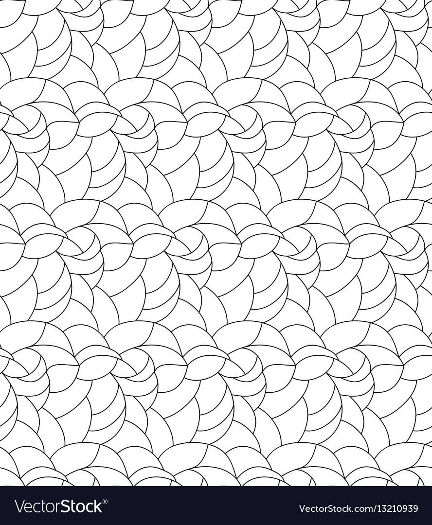 Floral background of drawn lines Royalty Free Vector Image