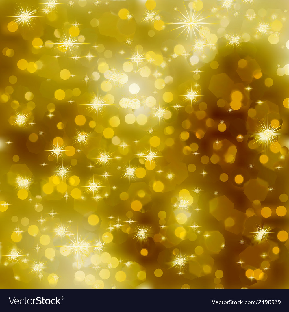 Glittery gold christmas background eps 8 Vector Image