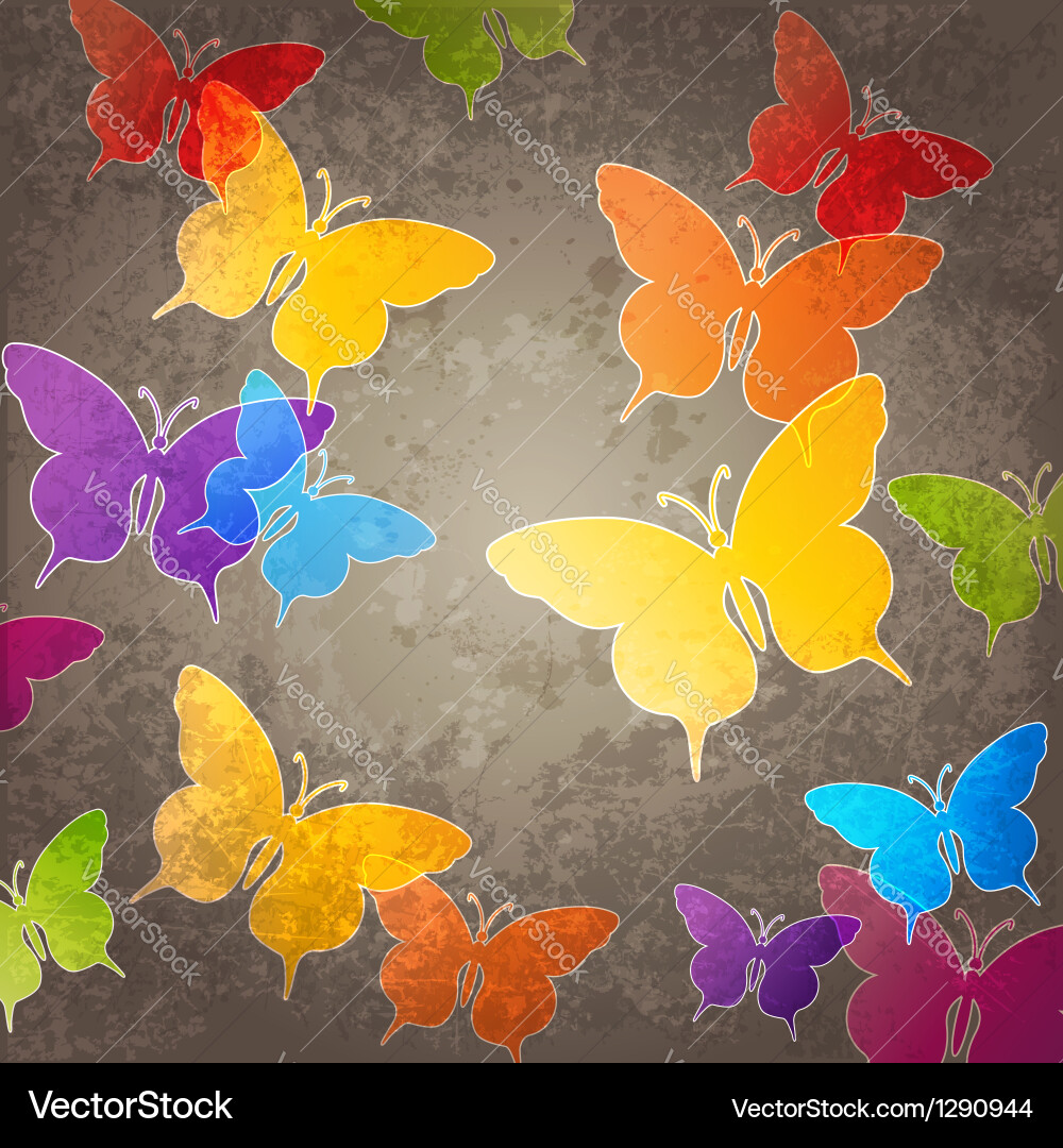 Abstract butterfly Royalty Free Vector Image - VectorStock
