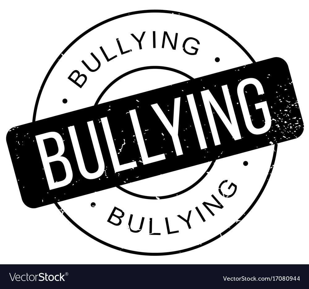 Bullying Rubber Stamp Royalty Free Vector Image