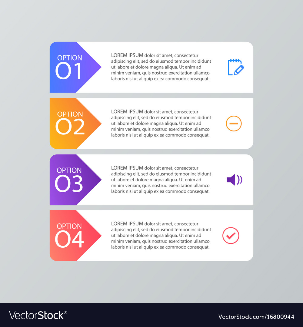 Set of infographic templates Royalty Free Vector Image