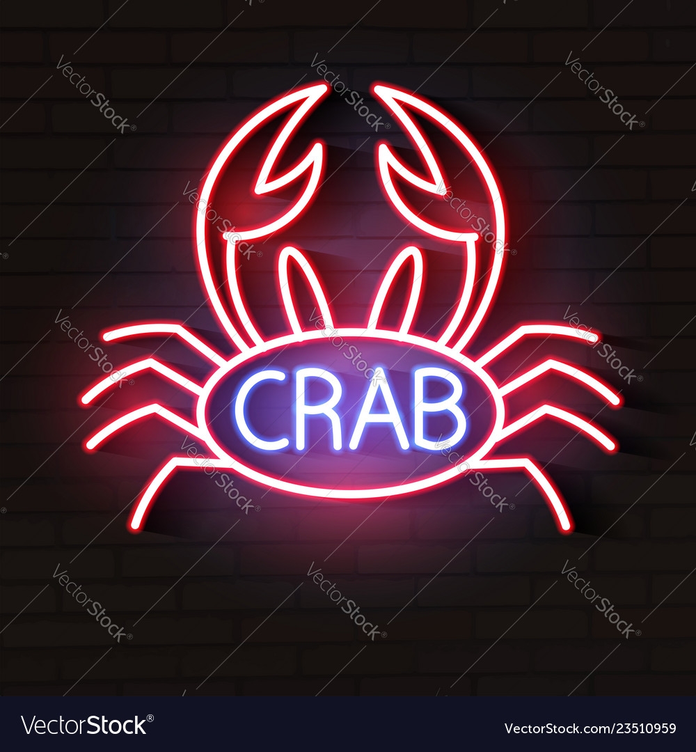 neon crab light