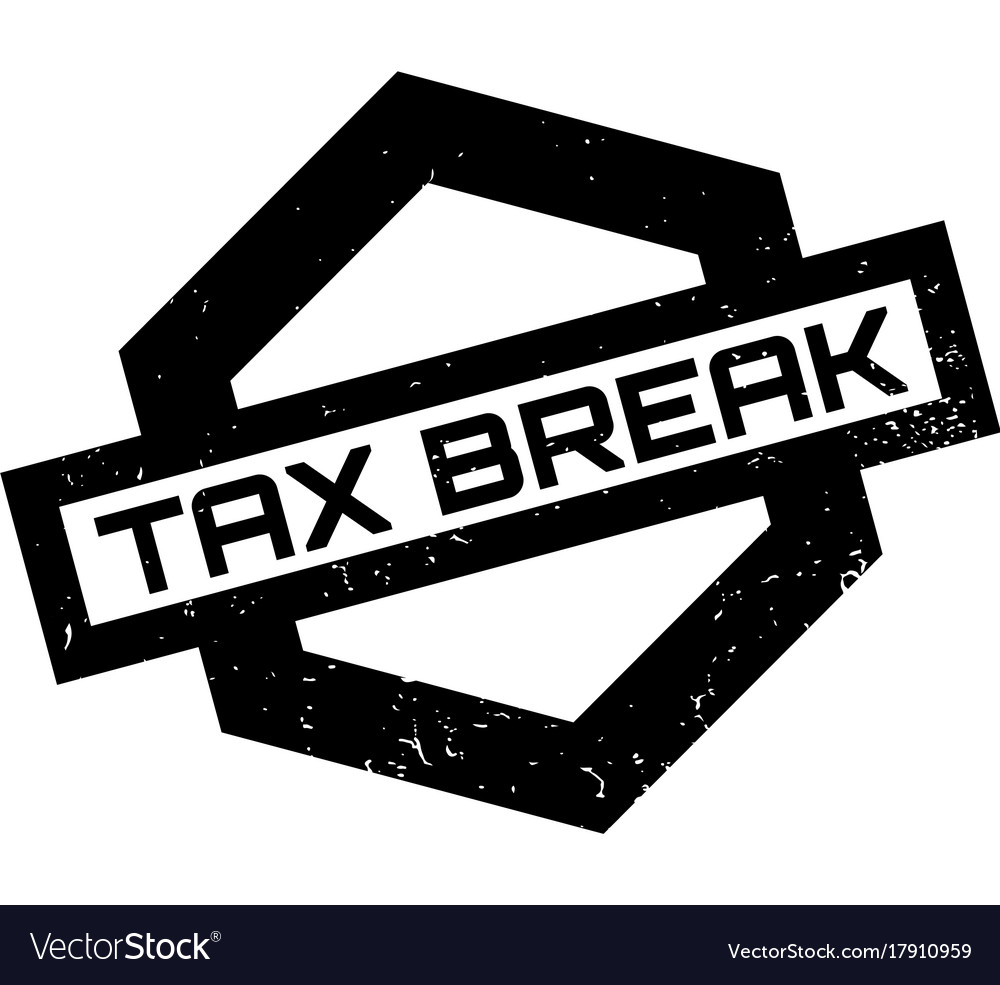 tax-break-rubber-stamp-royalty-free-vector-image