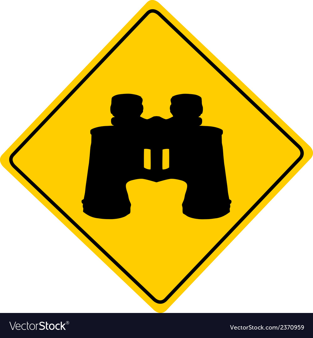 View point sign Royalty Free Vector Image - VectorStock