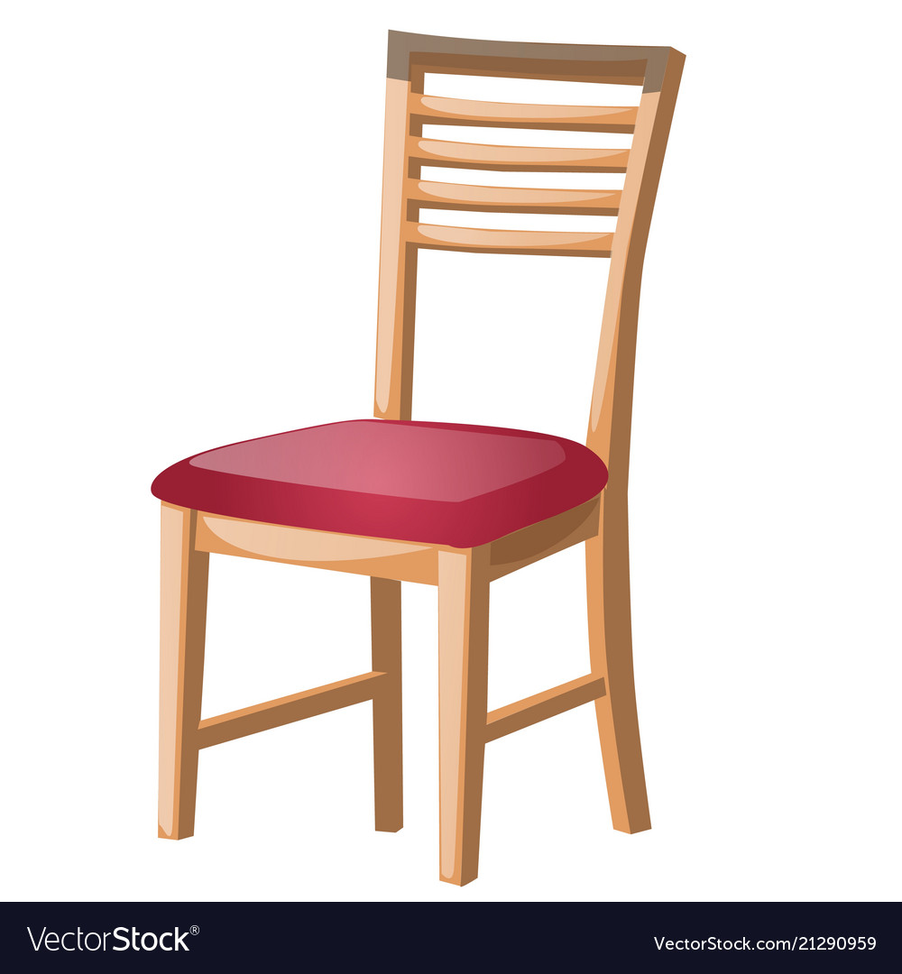 red chair wood