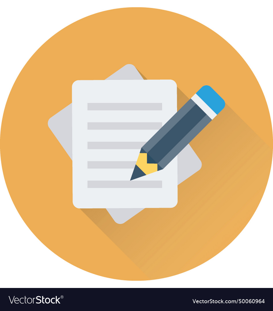 Writing icon Royalty Free Vector Image - VectorStock