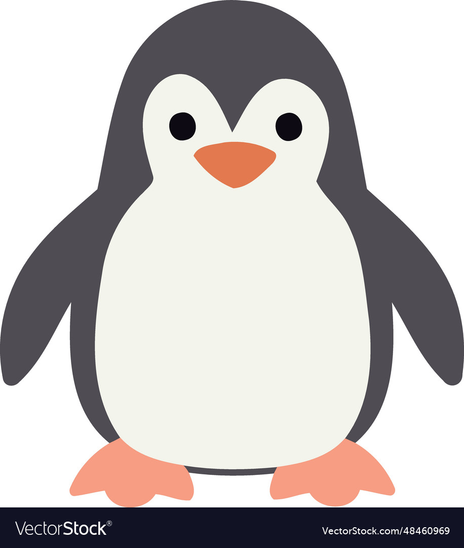 Animal bird common penguin Royalty Free Vector Image