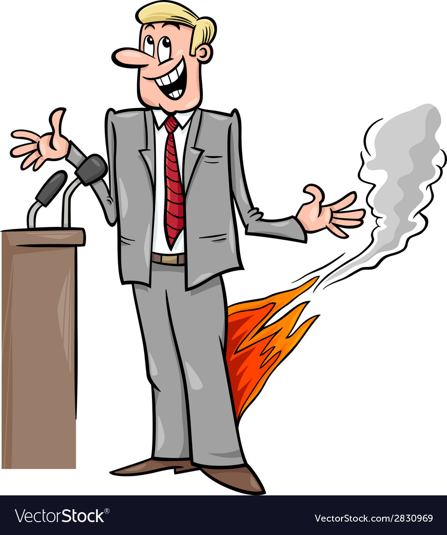 Pants On Fire Saying Cartoon Royalty Free Vector Image