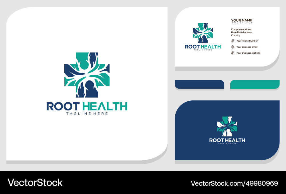 Tree root logo Royalty Free Vector Image - VectorStock