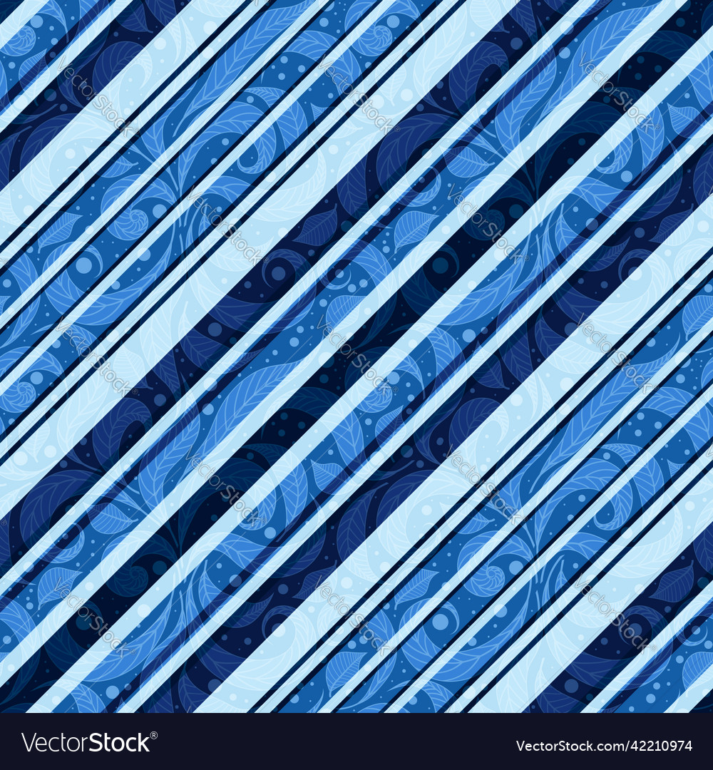 Bright Blue And White Seamless Pattern Royalty Free Vector