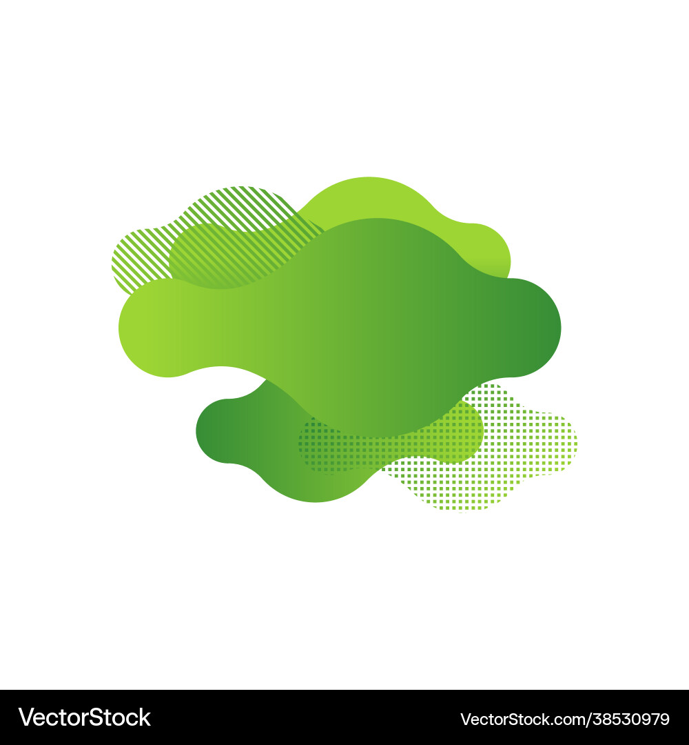 Abstract liquid shape fluid design Royalty Free Vector Image