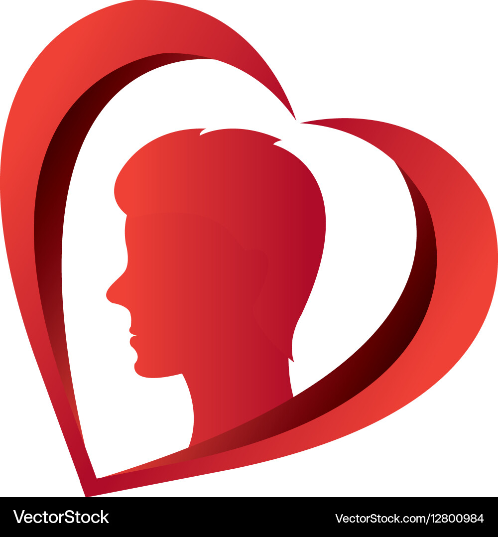 Heart love card decoration Royalty Free Vector Image