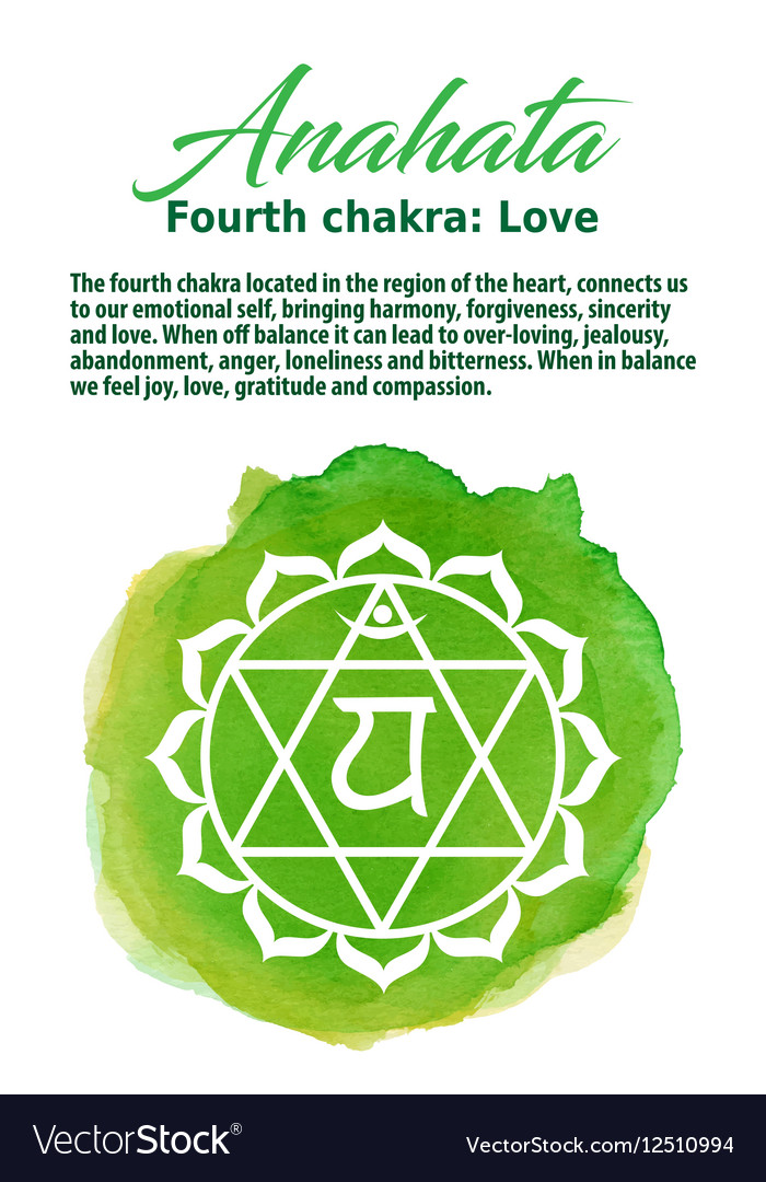 Anahata Chakra symbo Royalty Free Vector Image