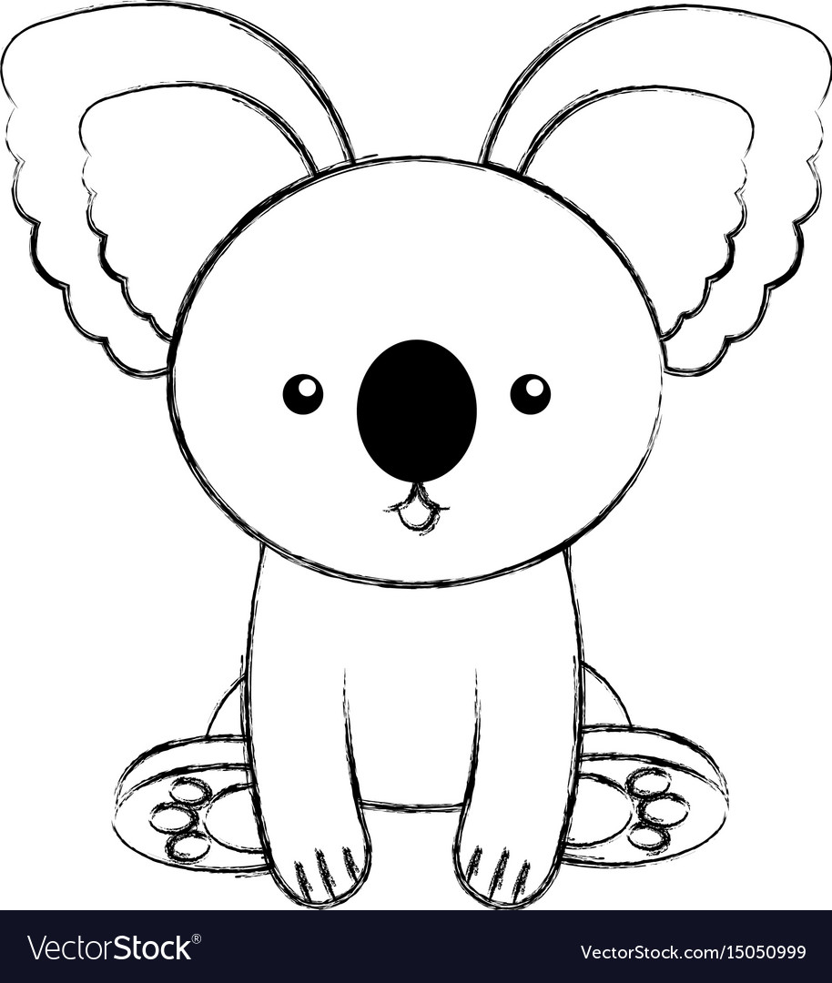 Koala Sketch cartoon