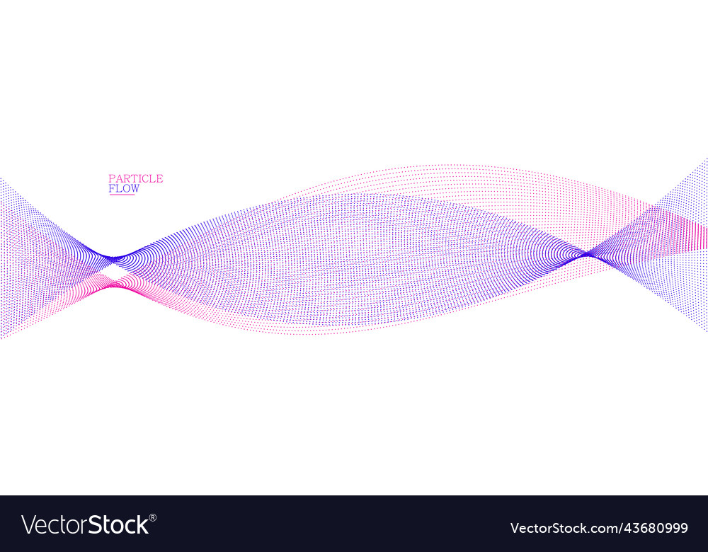 Smooth abstract background with arrays of flowing Vector Image