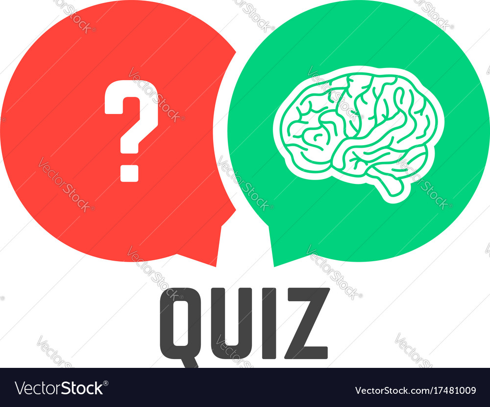 Download Question mark and brain like quiz Royalty Free Vector Image