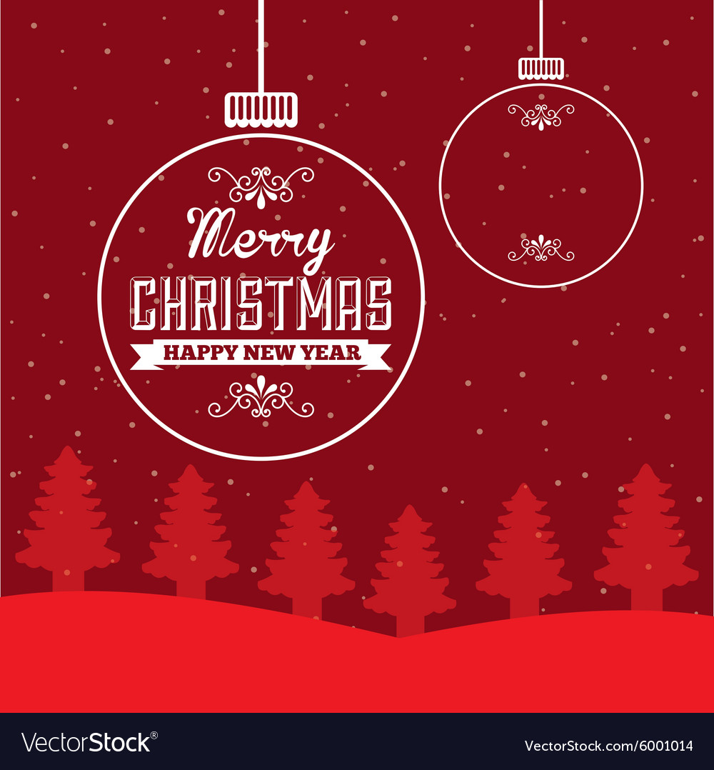 Happy merry christmas Royalty Free Vector Image