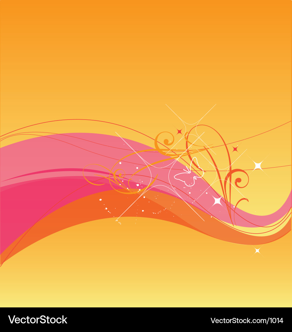 Sunset background Royalty Free Vector Image - VectorStock